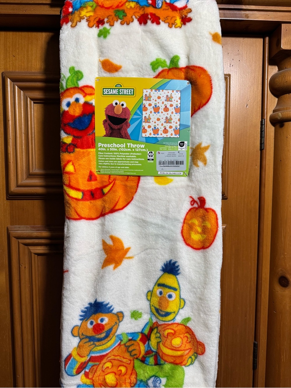 Sesame Street Toddler Halloween Blanket